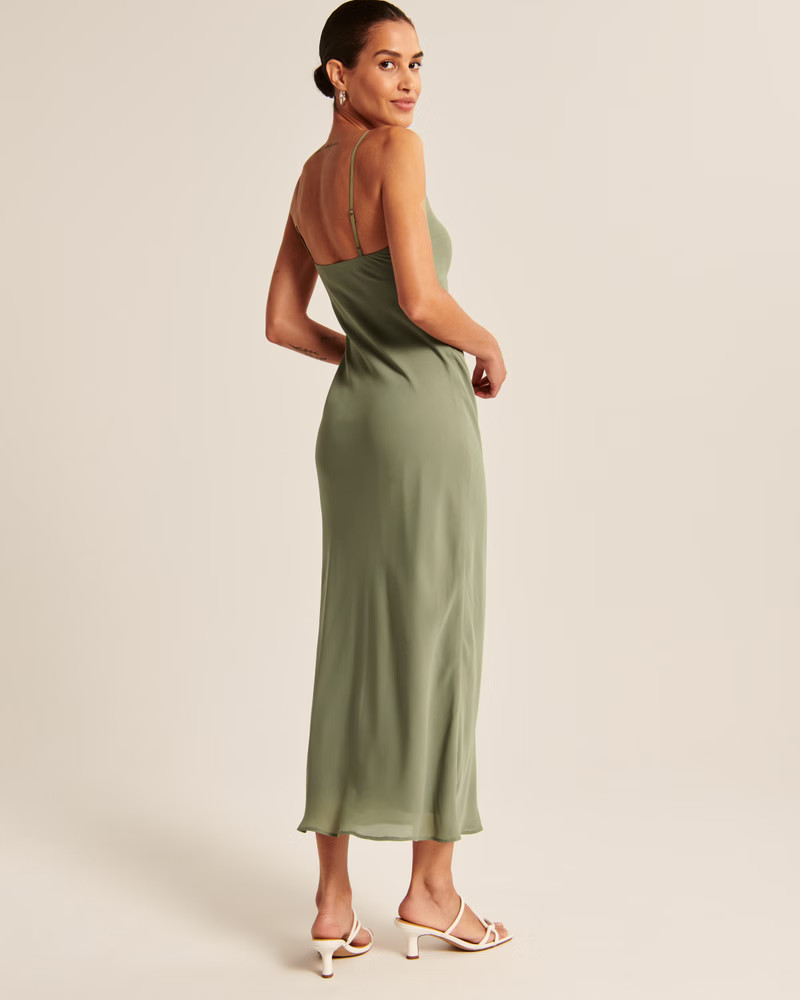 Twist-Strap Heeled Sandal | Abercrombie & Fitch (US)