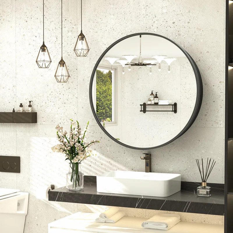 Gervon W H Framed Medicine Cabinet Mirror 5 Adjustable | Wayfair North America