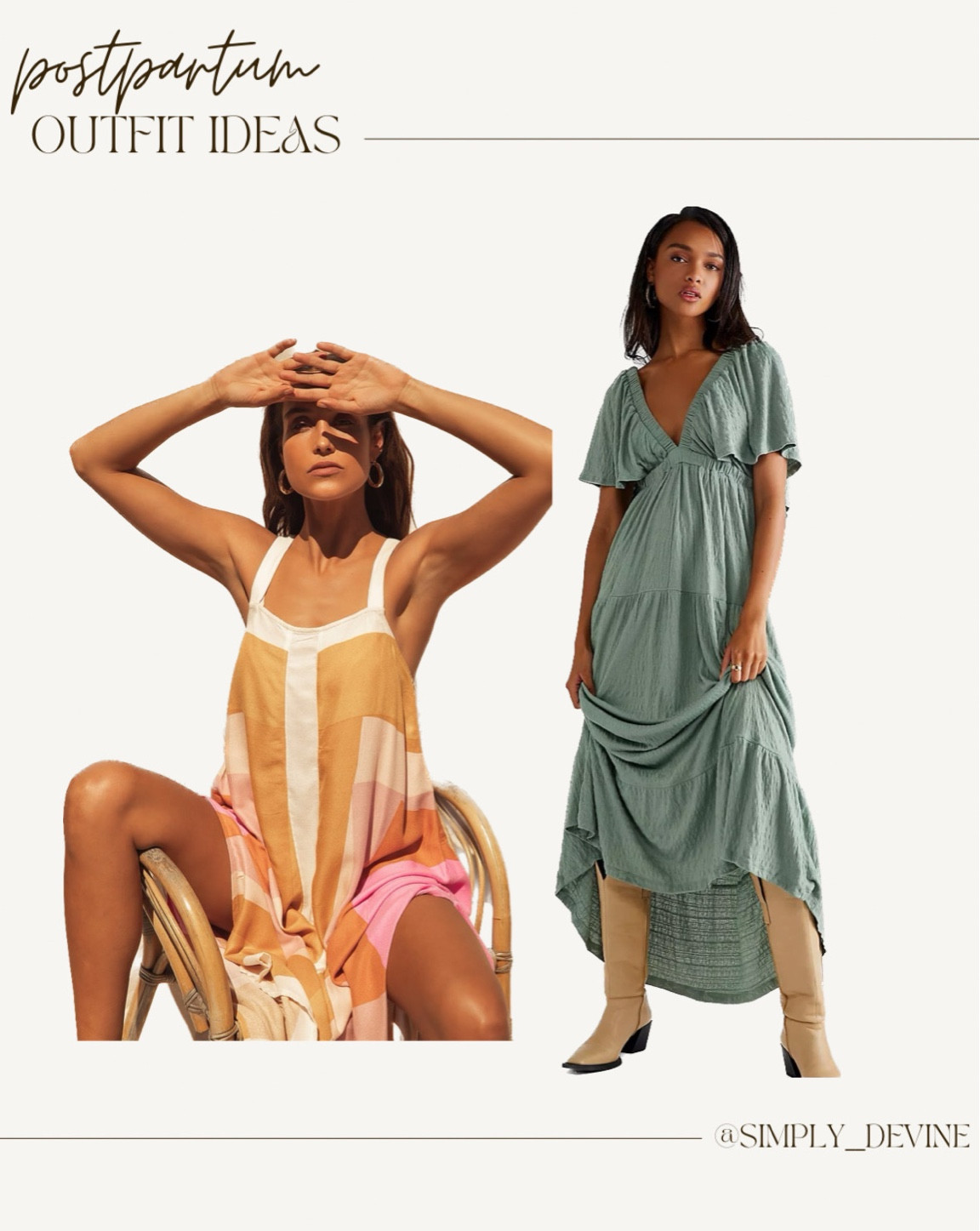 Postpartum outfit idea. Maxi dress. Bump friendly. Vacation outfit. 

#LTKFind #LTKSeasonal #LTKunder100