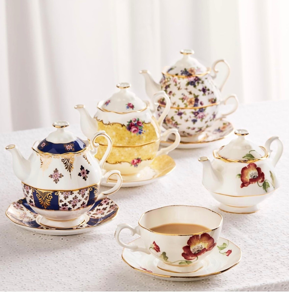 Gift the present of a royal tea experience at your next holiday party! The Royal Albert 100 Years Tea for One, 16.25oz, Bouquet 1990 is ON SALE and is under $140. This tea for one makes a lovely holiday for tea lovers!

Keywords: Hostess gift, holiday gift, tea for one, Royal Albert, cake tier serving stand, salt and pepper shaker, holiday plates, cupcake stand

#LTKSaleAlert #LTKHoliday #LTKHome