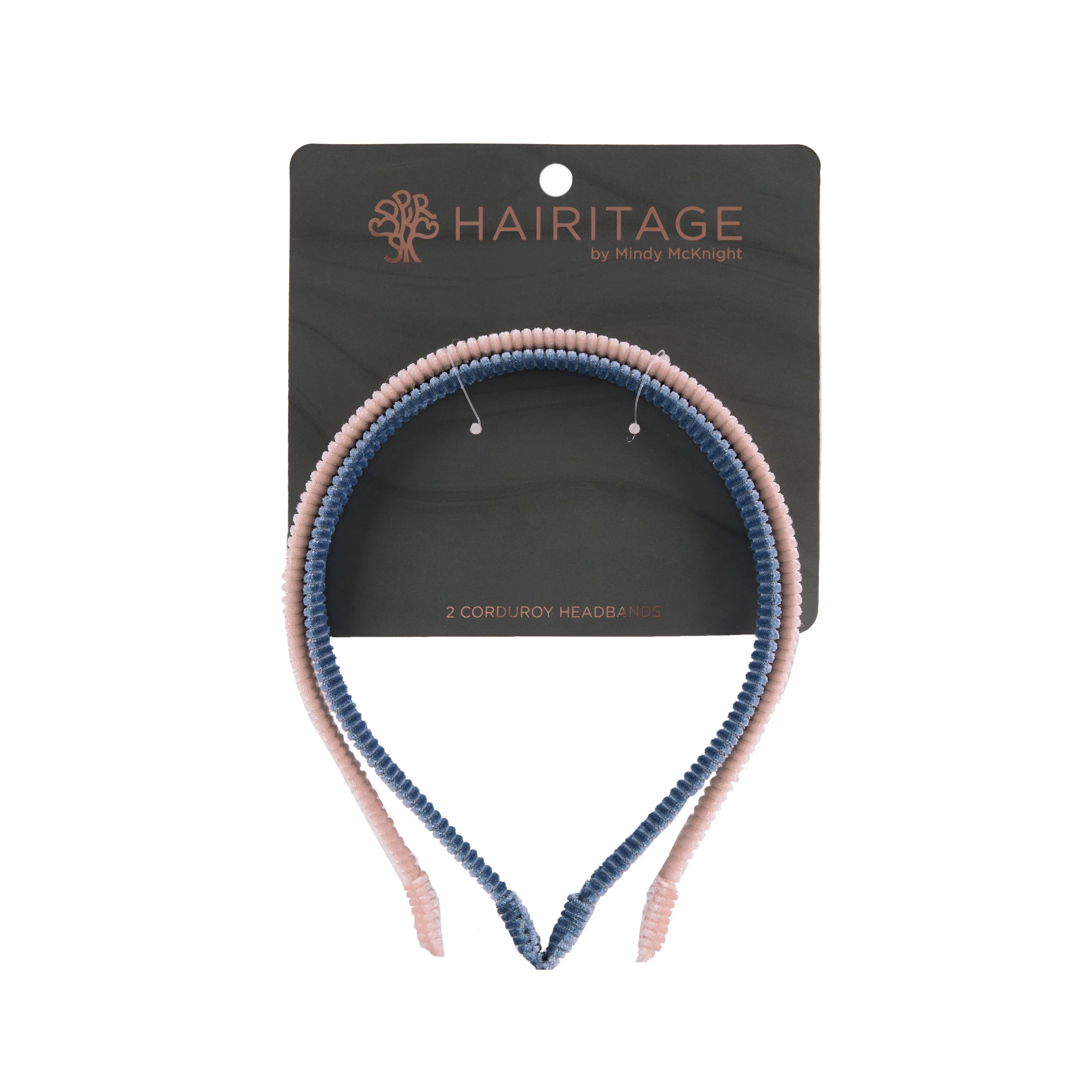 Hairitage Velvet Corduroy Headbands For Women & Girls | Set Of Non-Slip Hair Accessories For All ... | Walmart (US)
