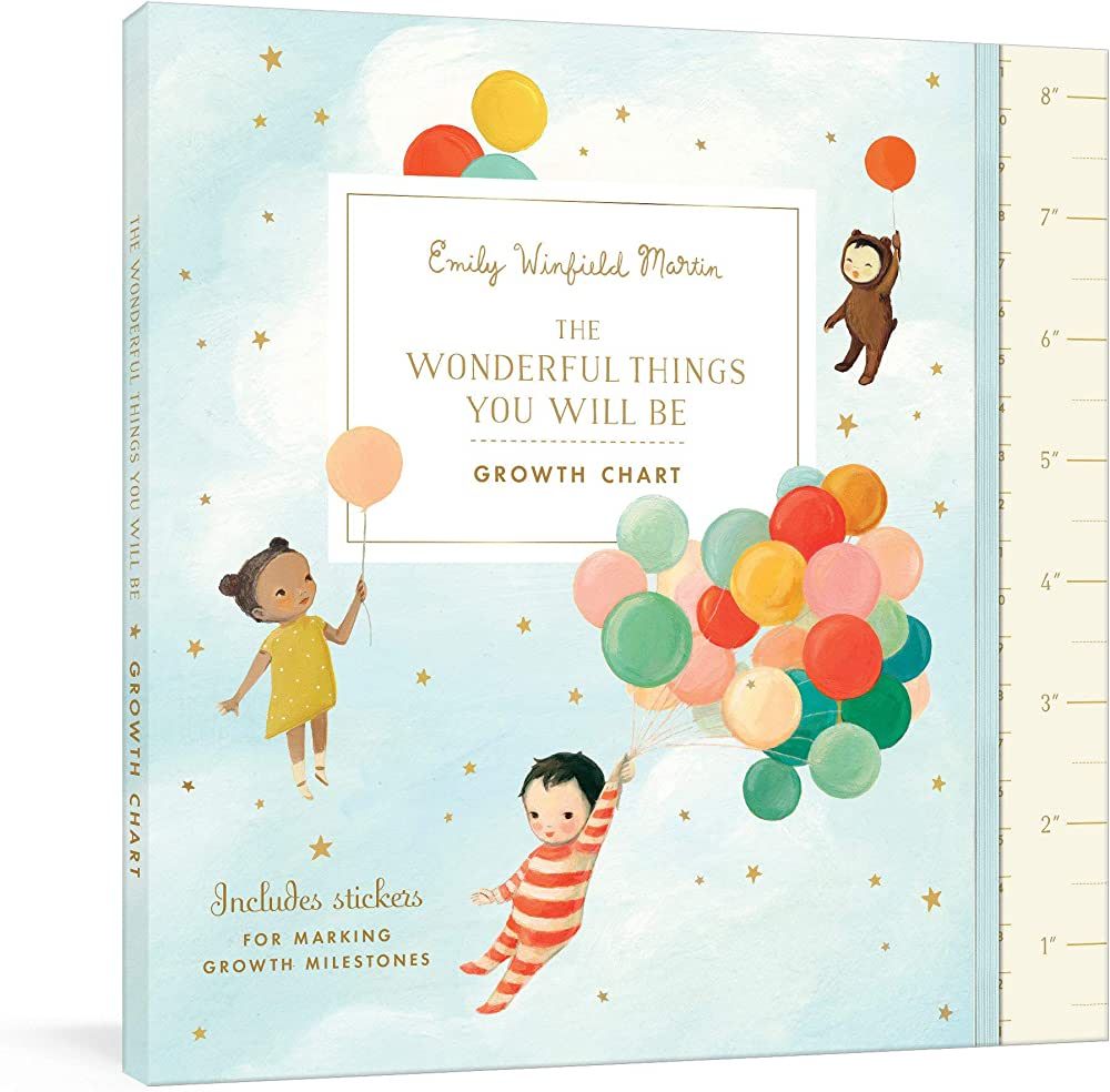 The Wonderful Things You Will Be Growth Chart: Includes Stickers for Marking Growth Milestones | Amazon (US)