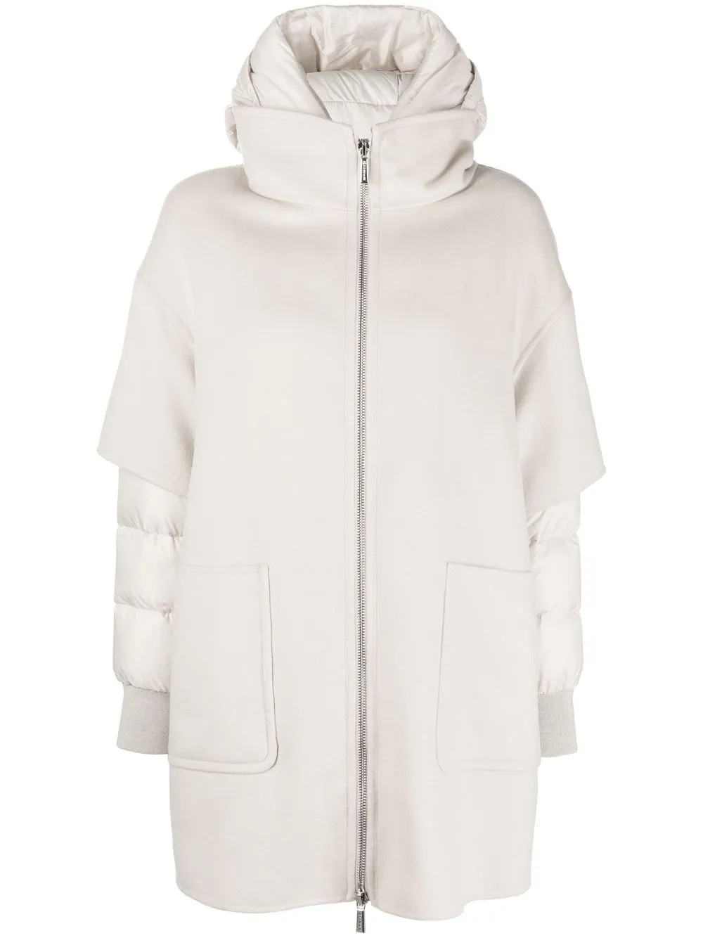 Moorer single-breasted Hooded Coat - Farfetch | Farfetch Global