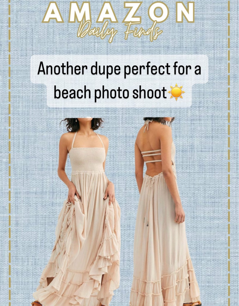 Gorgeous summer dress for a wedding or beach photo shoot  

#LTKunder50 #LTKSeasonal #LTKtravel