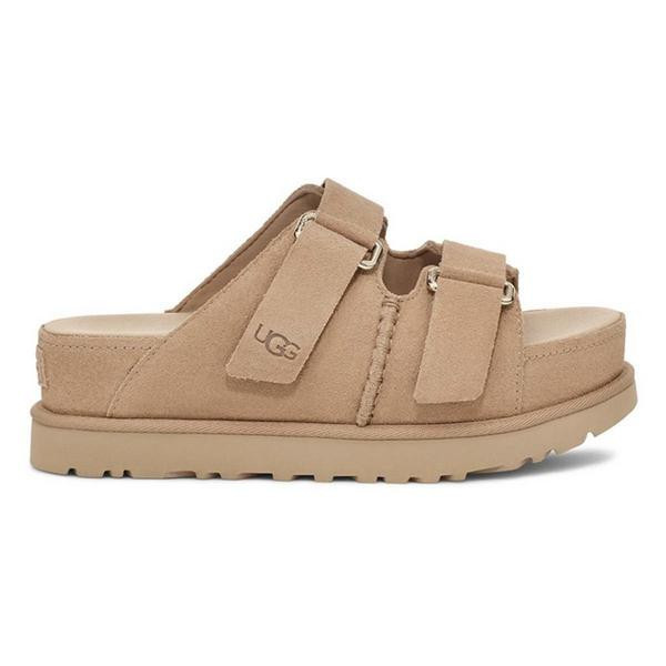 Women's UGG Goldenstar Hi Slide Sandals 9 Sand | Scheels Sports