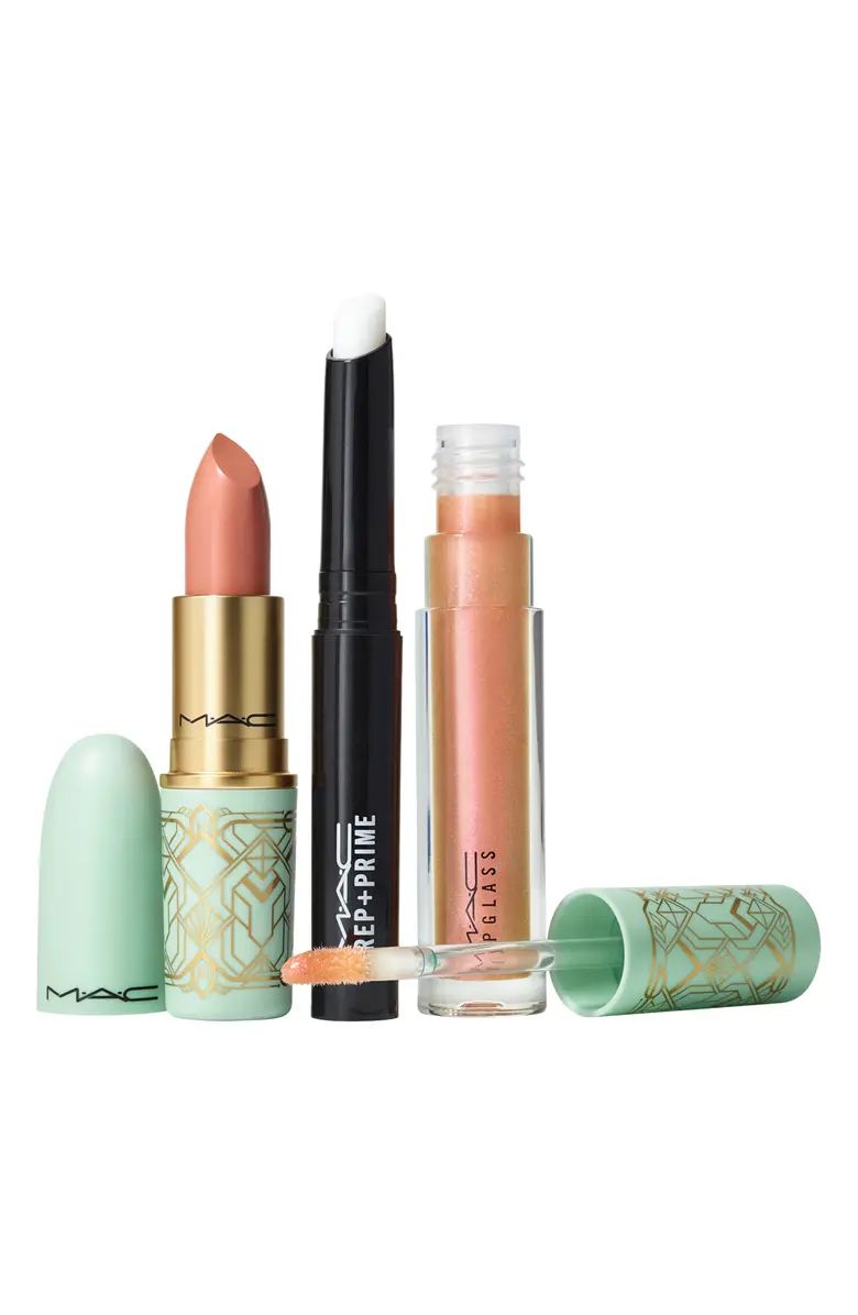 MAC Lip Primer, Lipstick & Lipglass Lip Gloss Set | Nordstrom | Nordstrom