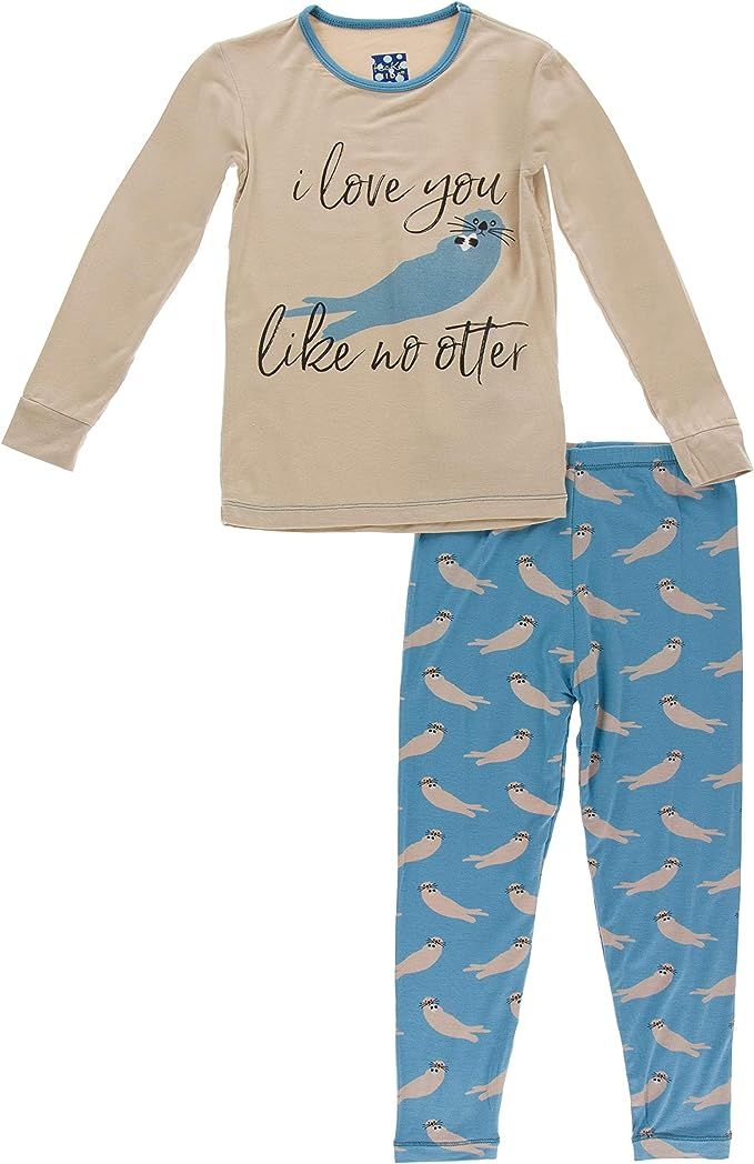 KicKee Pants Print Short Sleeve Pajama Set | Amazon (US)