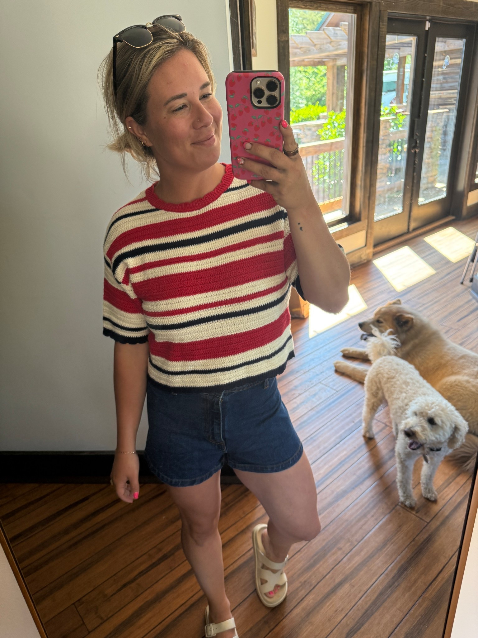 Perfect lightweight sweater for Memorial Day or fourth of July

Red white and blue #targetstyle #LTKmemorialday #LTK4thofjuly

#LTKSeasonal #LTKFindsUnder50 #LTKPetite