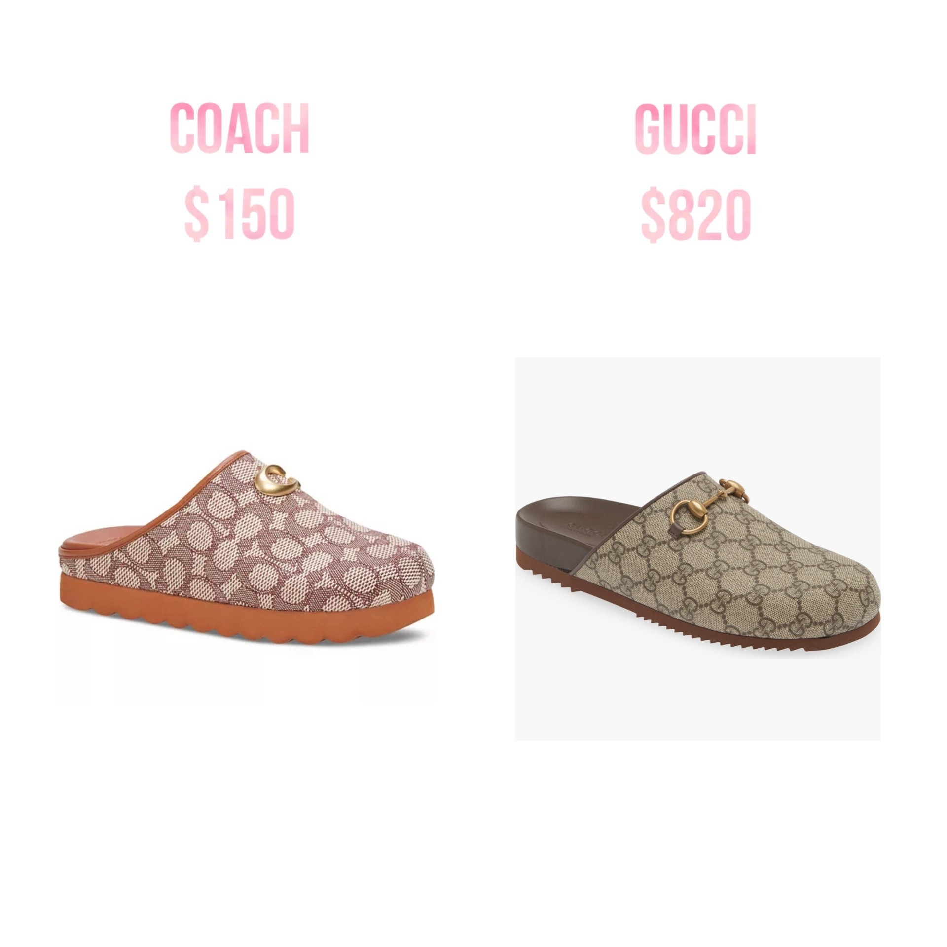 Clogs are trending for Fall! If the Gucci are out of your budget the Coach are such a good designer option! 

#LTKShoeCrush #LTKSeasonal #LTKTravel