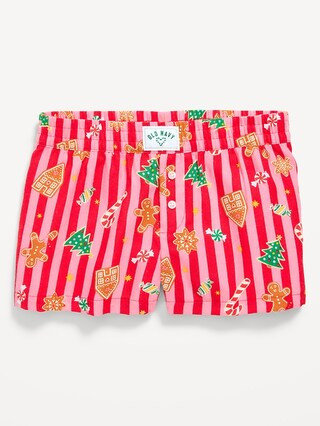 Flannel Plaid Boxer Pajama Shorts for Girls | Old Navy (US)