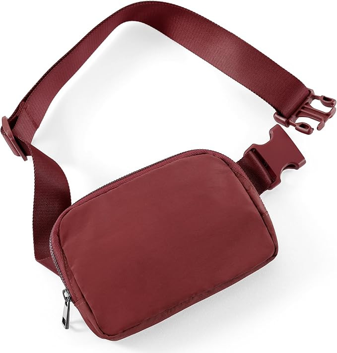 ODODOS Unisex Mini Belt Bag with Adjustable Strap Small Fanny Pack for Workout Running Traveling ... | Amazon (US)