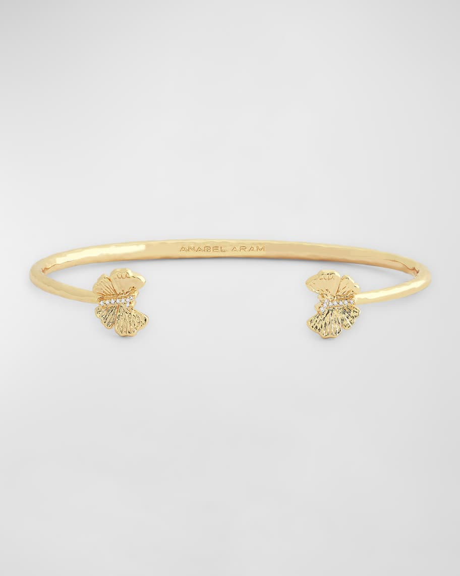 Anabel Aram Jewelry Butterfly Gold Bangle | Neiman Marcus