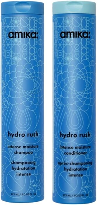 amika hydro rush intense moisture shampoo with hyaluronic acid | Amazon (US)