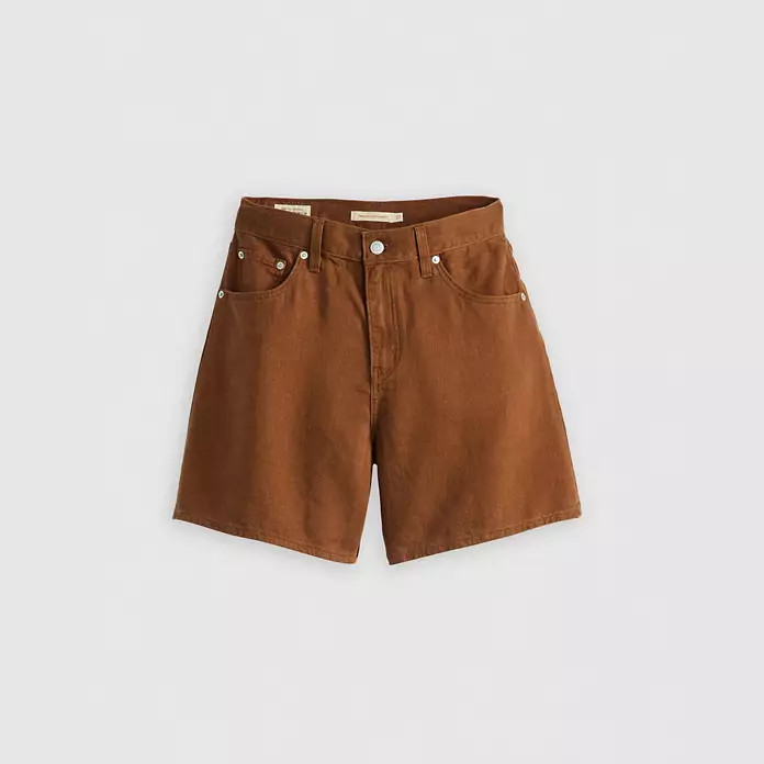 High Rise Baggy Linen Blend Lightweight Women's Shorts | Levi's US