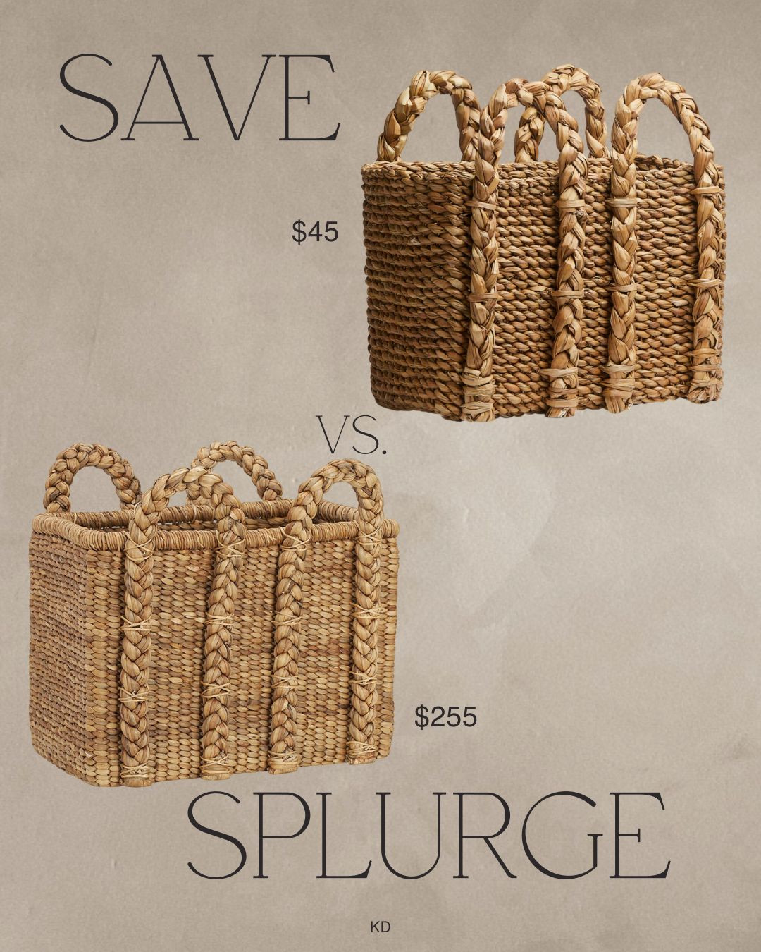 Save Vs. Splurge: Seagrass Storage Basket, the perfect addition to a living room refresh! 

#livingroomrefresh #homestorage #homeorganization  

 

#LTKSeasonal #LTKHome #LTKFindsUnder100