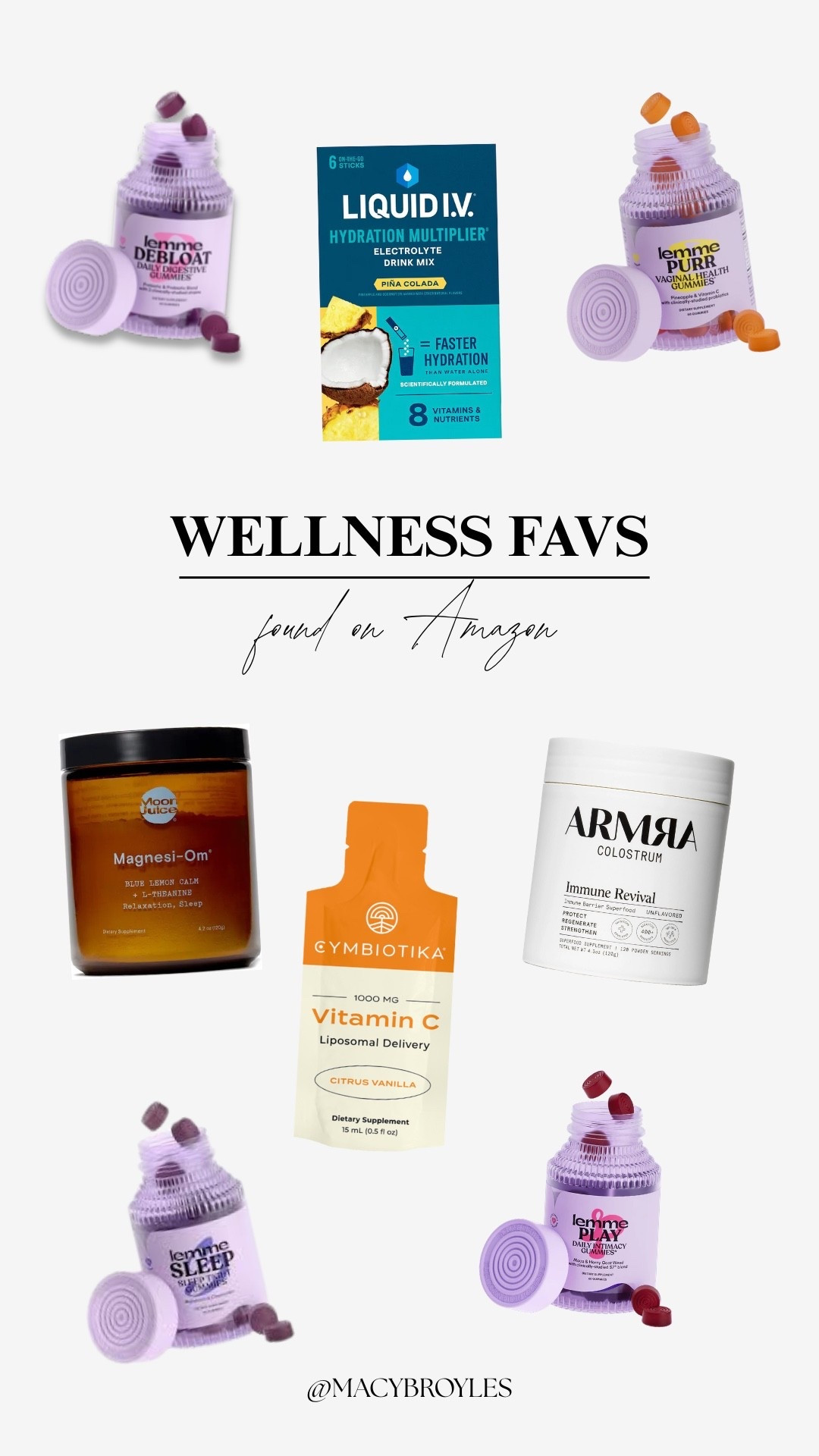 my current wellness stack, that can all be found on amazon 🤍✨

#LTKBeauty #LTKSeasonal #LTKItBag