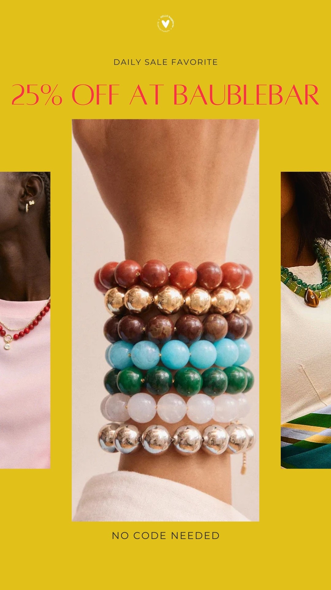 The jewelry refresh you've been waiting for! ✨ BaubleBar is 25% off with no code needed, making it the perfect time to grab those colorful statement pieces and everyday staples.

#LTKSaleAlert #LTKootd #LTKgrwm