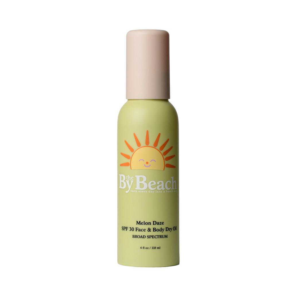 By the Beach Suncare Melon Daze SPF30 Dry Oil 4oz in Green at Nordstrom | Nordstrom