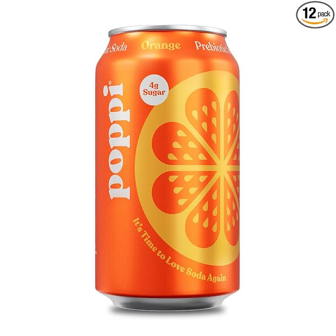 Poppi Sparkling Prebiotic Soda Beverage with Apple Cider Vinegar, Seltzer Water and Fruit Juice, ... | Amazon (US)