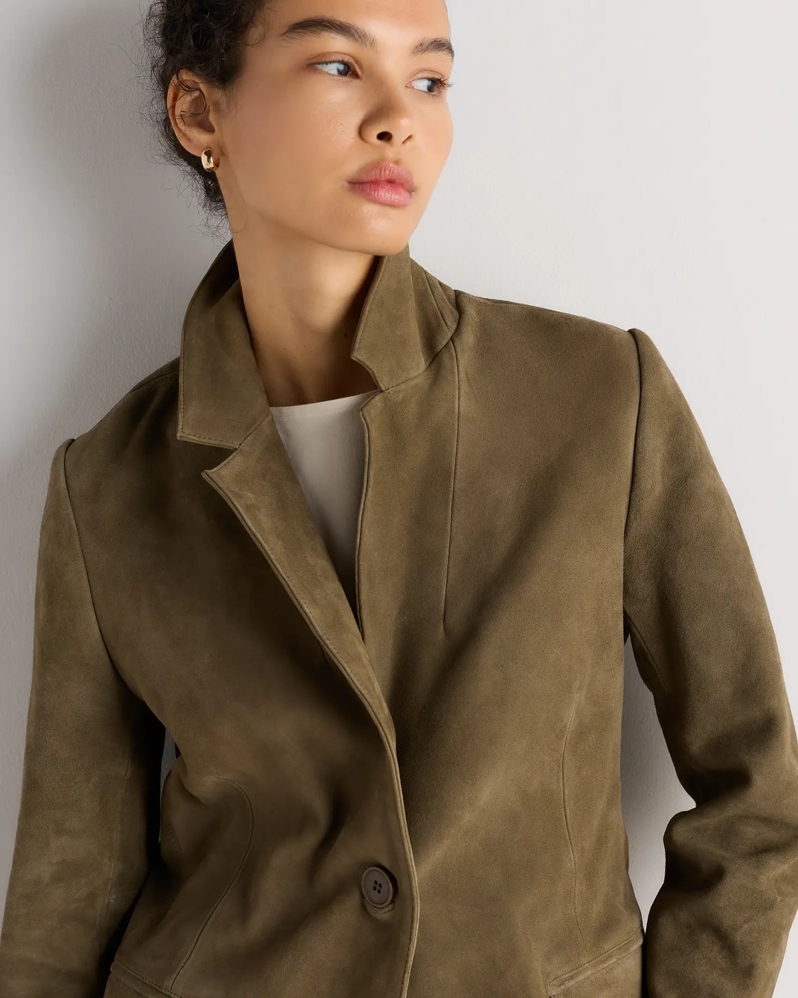 100% Suede Blazer | Quince