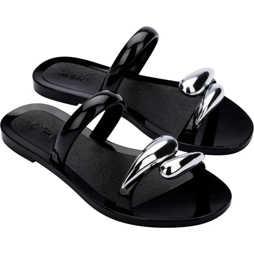 Melissa Eden Slide Sandal in Black at Nordstrom, Size 5 | Nordstrom