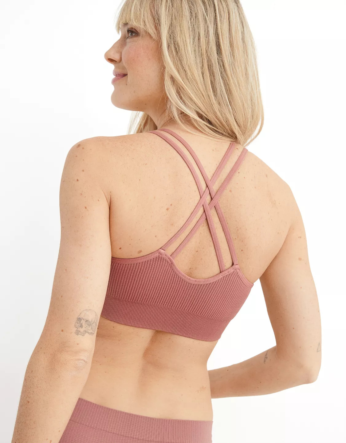 Aerie Seamless Strappy Padded Bralette | American Eagle Outfitters (US & CA)