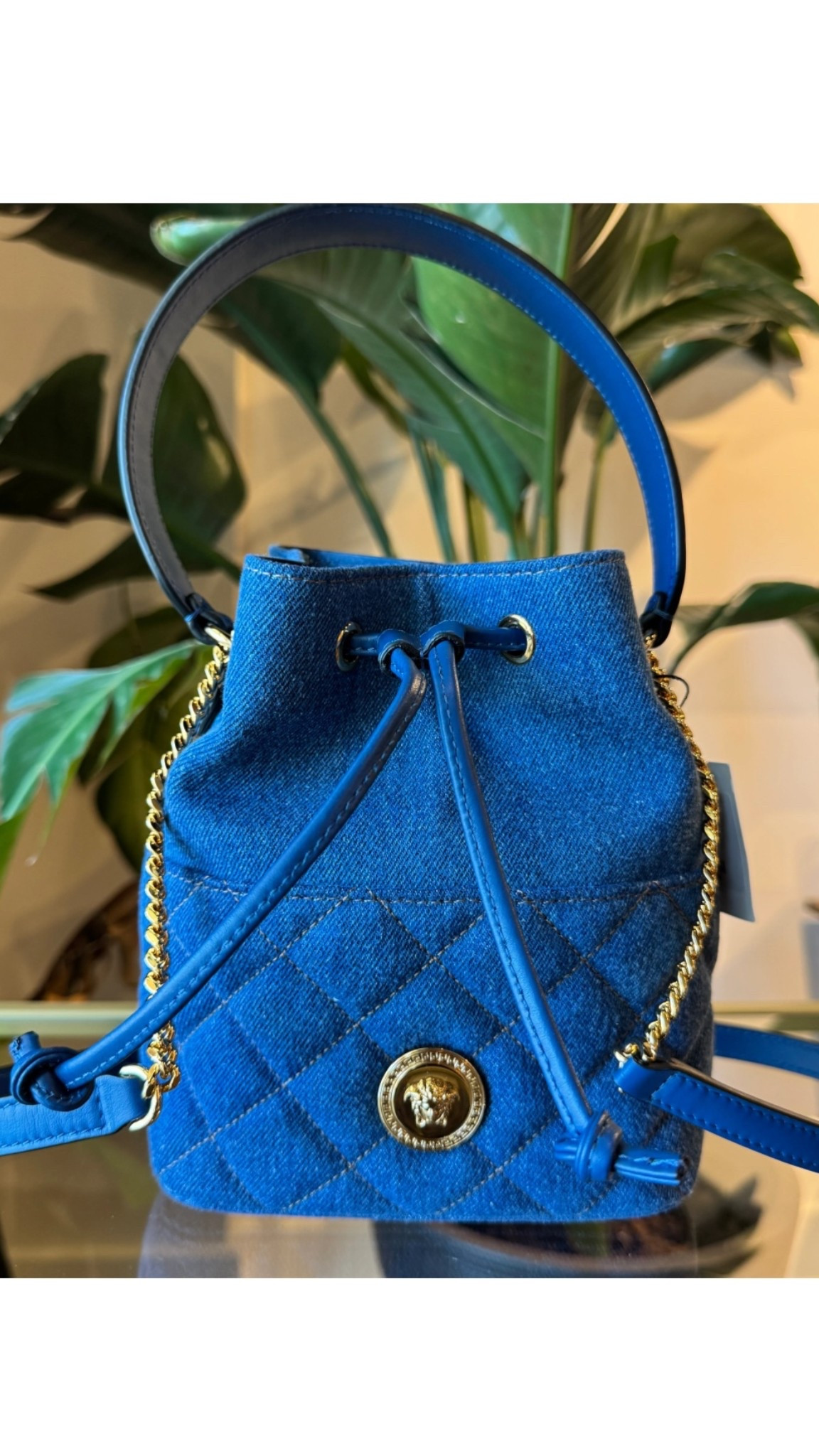 Denim, but make it designer 💙 #Versace x #Fendi perfection
