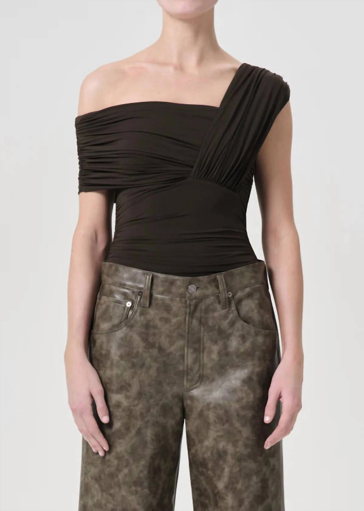 Etienne Off The Shoulder Bodysuit In Black | Shop Simon