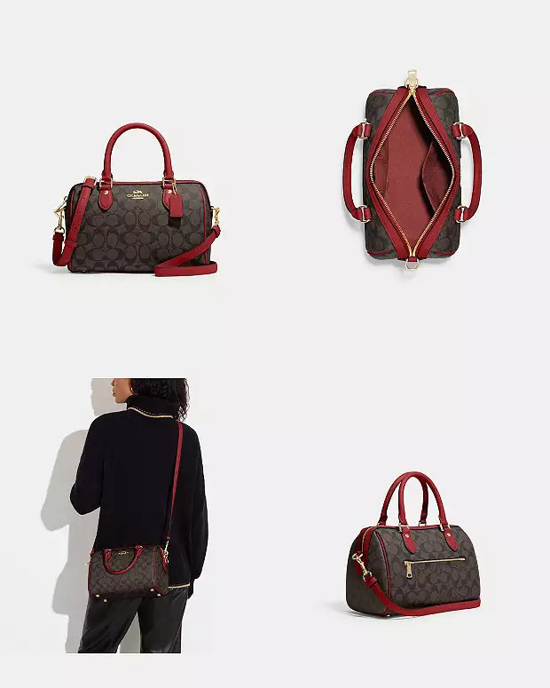 Rowan Satchel In Signature Canvas | Coach Outlet US