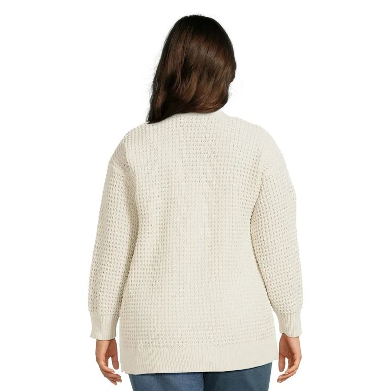 Time and Tru Women's Chenille Cardigan Sweater, Midweight, Sizes XS-XXXL | Walmart (US)