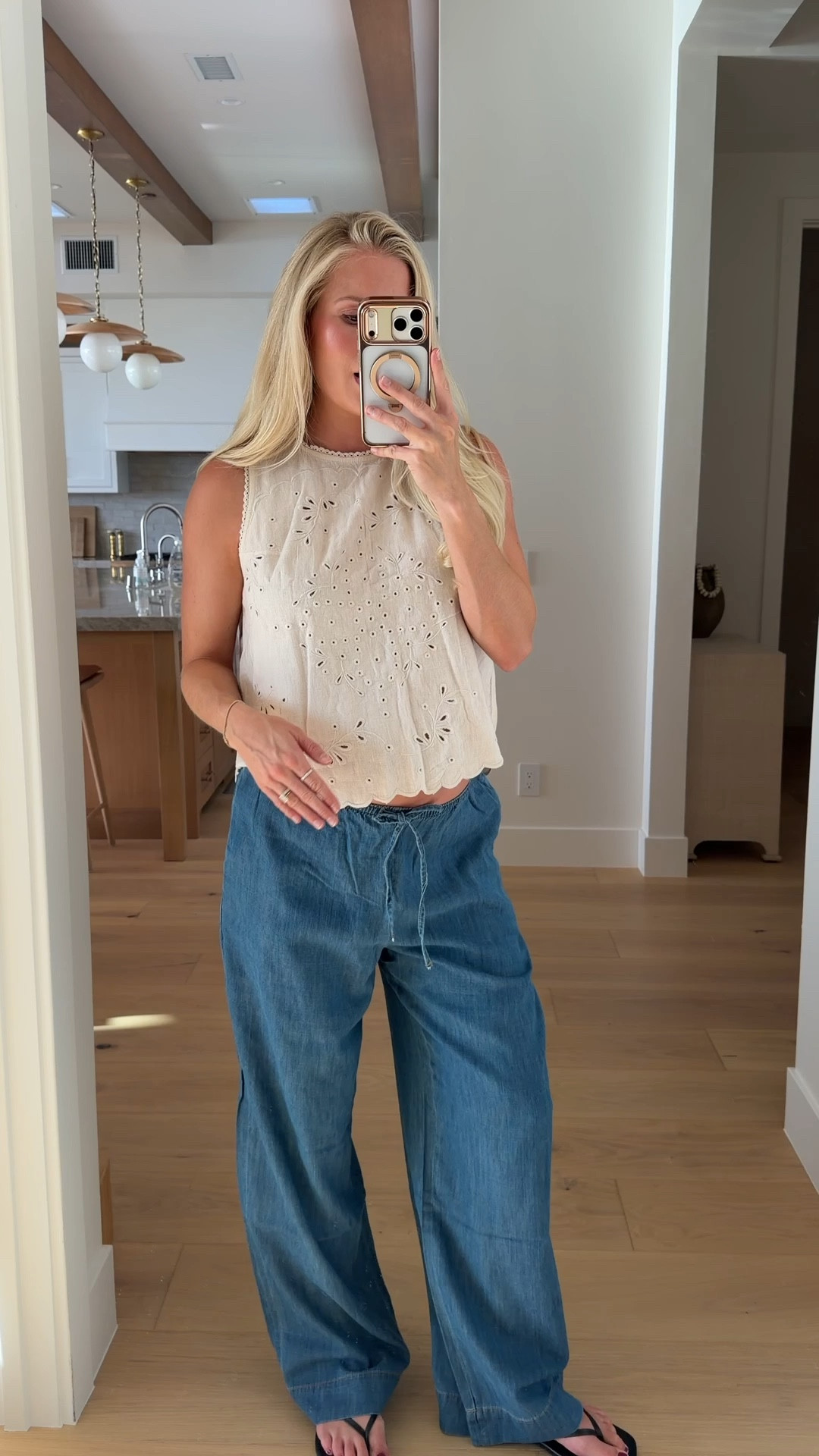 My Abercrombie code AFKATHLEEN is now live for an additional 15% off! Wearing med in top, medium in pants (sized up for pregnancy), code “KPGS20!” for discount on bracelet & ring! #kathleenpost

Spring outfits 2026, spring transition outfit, casual chic look, errands outfit, bump friendly, maternity look

#LTKSeasonal #LTKootd #LTKBump
