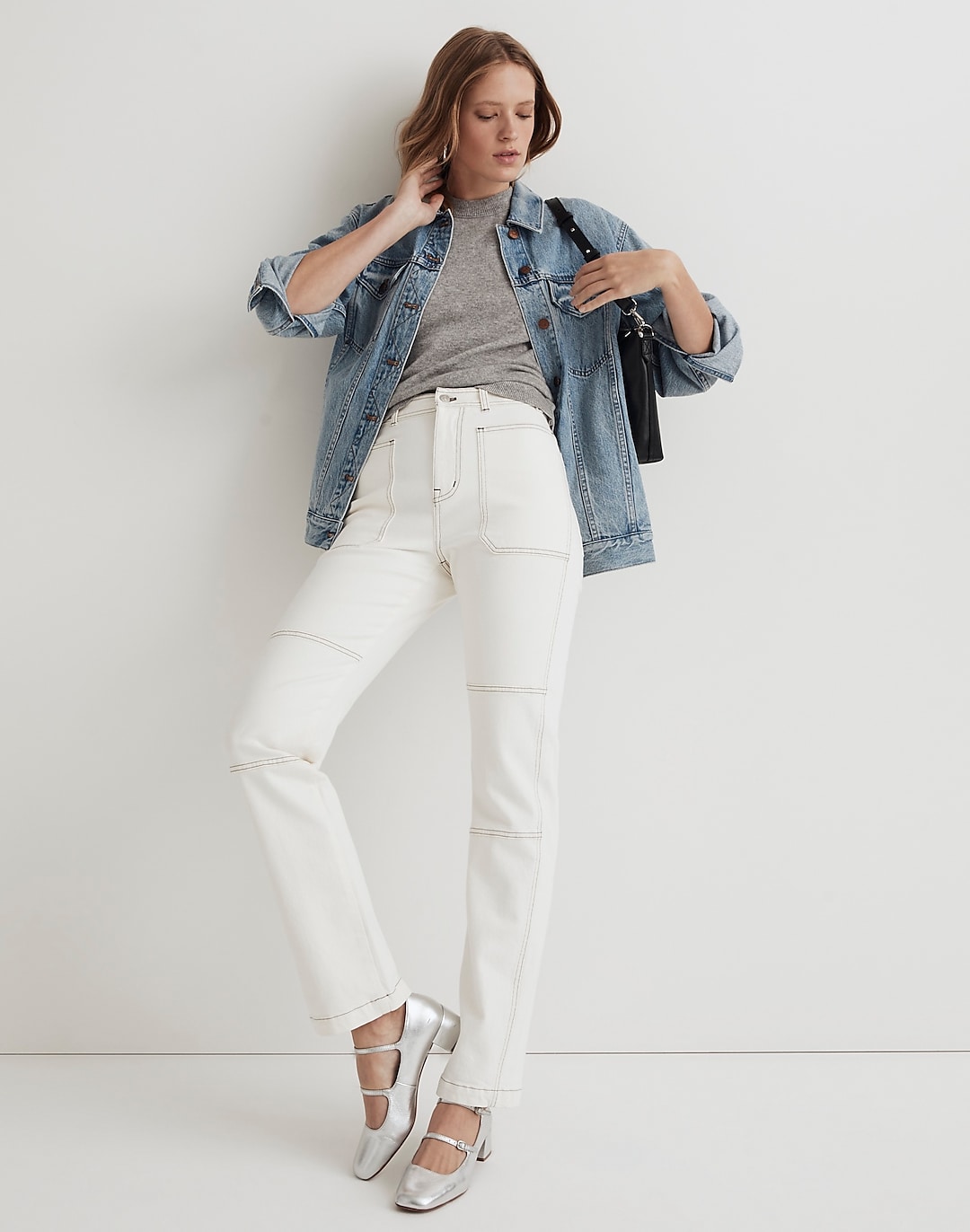 The '90s Straight Utility Jean in Camplin Wash | Madewell