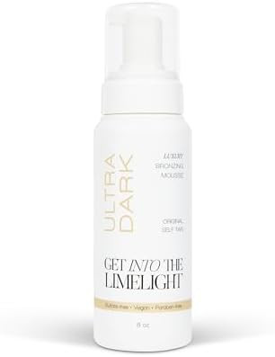Get Into The Limelight Original, Ultra Dark Self Tanner, Sunless Tanning Mousse Develops in 8+ Ho... | Amazon (US)