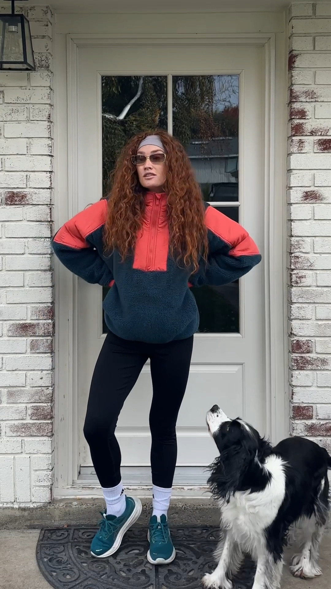 Cozy fit for school drop off ft. girl Blu
#fpactive #freepeople #beyondyoga 

#LTKStyleTip #LTKPets #LTKActive