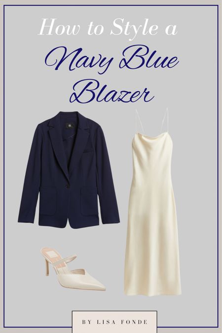 Navy blue blazer summer outfit idea 

#LTKSeasonal