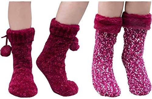 Jane & Bleecker 2 Pair Slipper Socks for Ladies | Amazon (US)