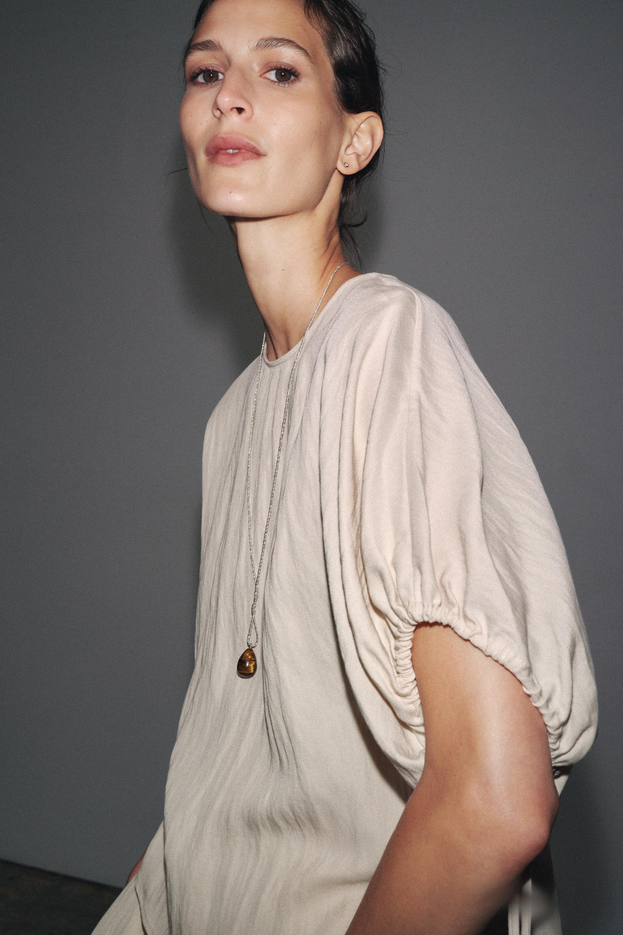 ZW COLLECTION PUFF SLEEVE BLOUSE | Zara US