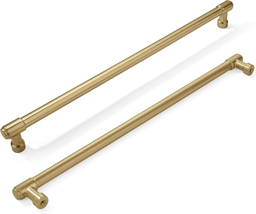 khtumeware 6 Pack 12 Inch(305mm) Champagne Bronze Cabinet Pulls Brushed Brass Kitchen Cabinet Han... | Amazon (CA)