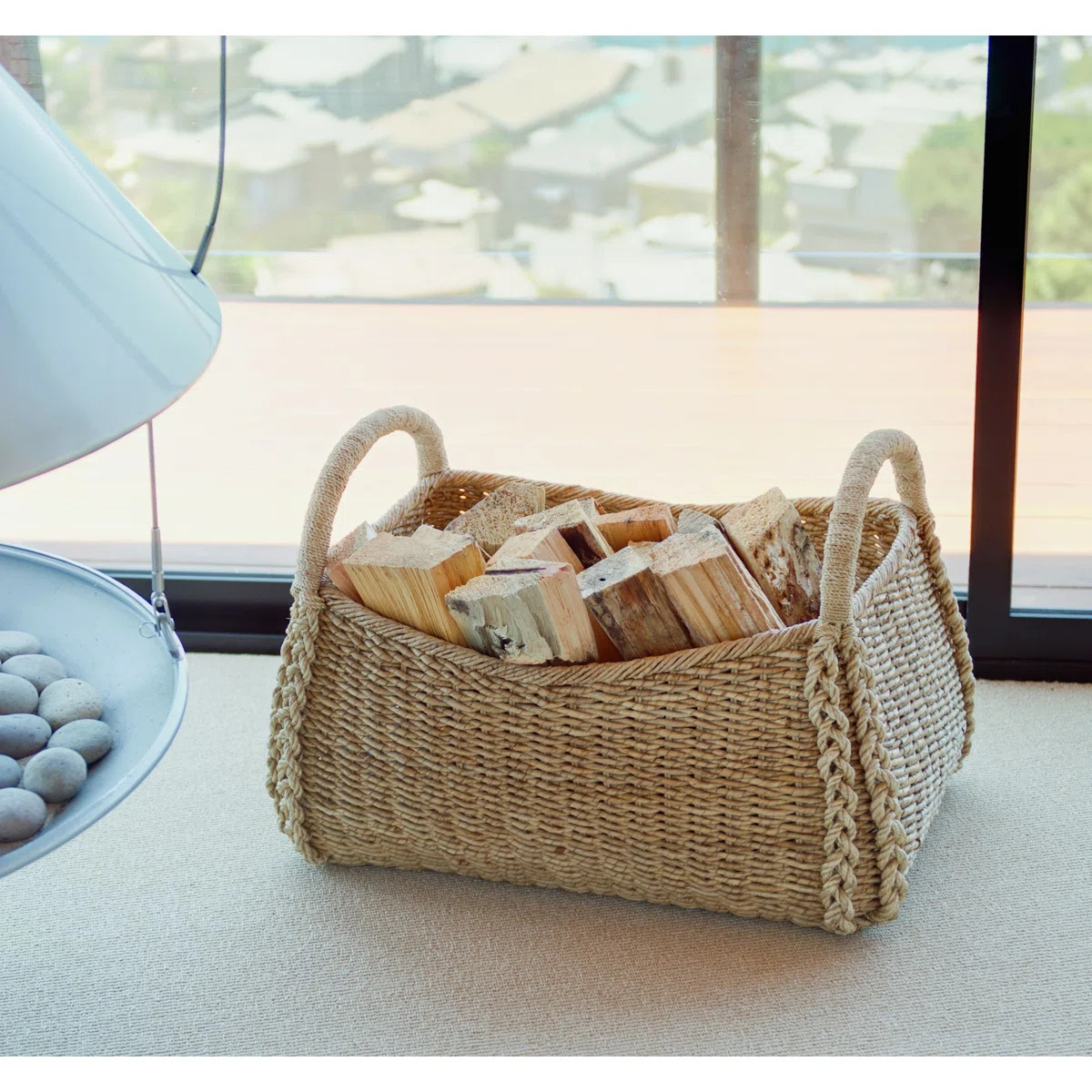 Rebrilliant Storage Seagrass Decorative Basket | Wayfair North America