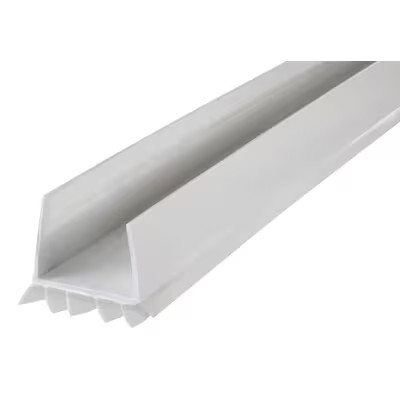 M-D 3-ft x 1-3/4-in White Cinch Slide-on Bottom Door Seal Aluminum/Vinyl Door Weatherstrip Lowes.... | Lowe's