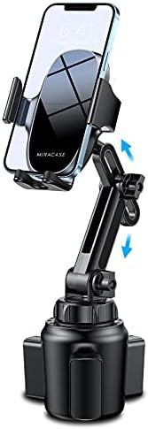 [Upgraded] Cup Phone Holder for Car, Miracase Universal Adjustable Long Neck Car Cup Holder Phone... | Amazon (US)