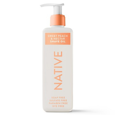 Native Sweet Peach & Nectar Shaving Oil - 7.6 fl oz | Target