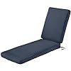 Classic Accessories Montlake Patio FadeSafe Chaise Lounge Cushion, Indigo 80"Lx26"Wx3"T | Amazon (US)