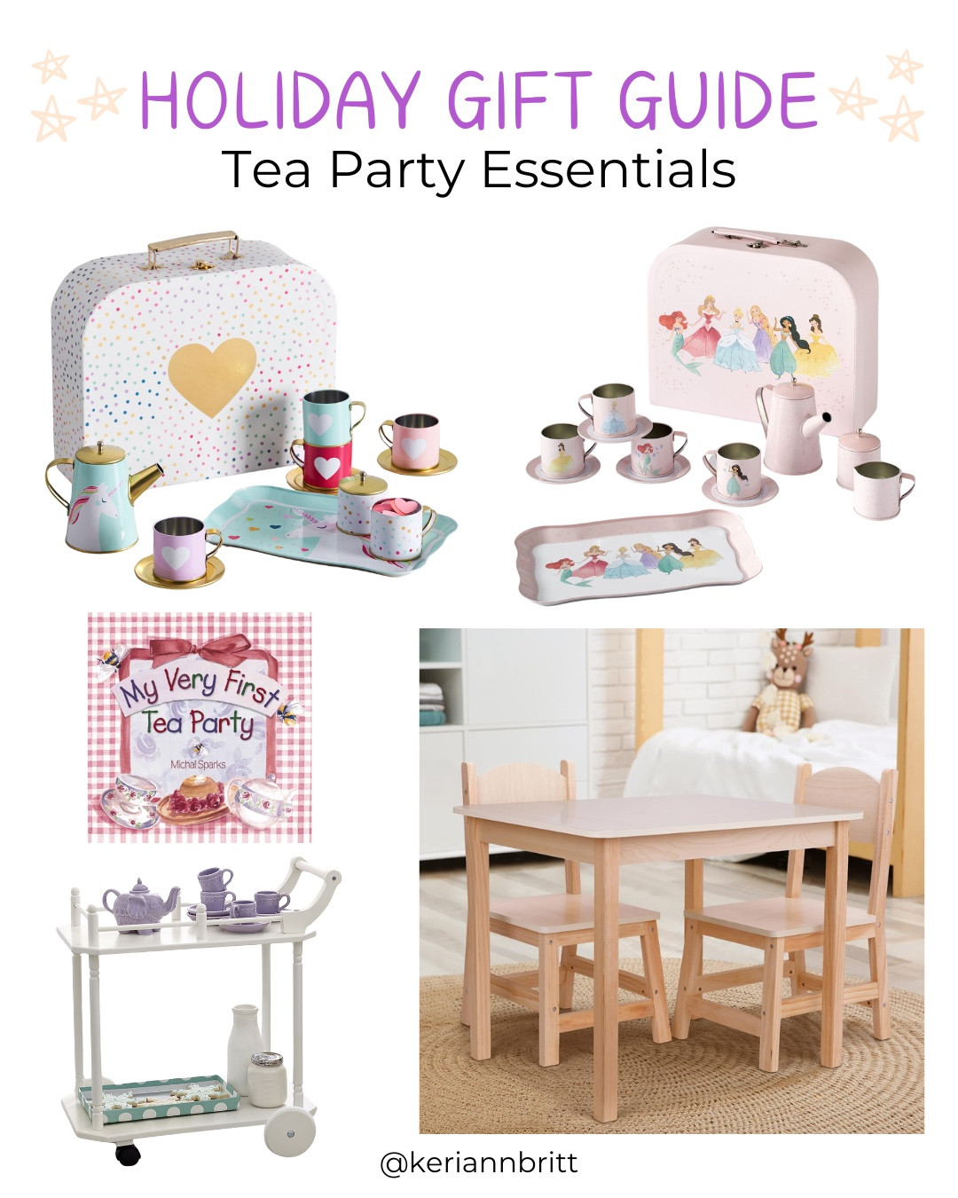 2024 Holiday Gift Guide for kids tea party

2024 gifts / Christmas gift / presents for everyone / gift guide / holiday gift / Christmas gift guide / gifts for him / gifts for her / popular holiday gifts / gifts for girls / kids playroom / play room furniture/ tea set / tea party 

#LTKGiftGuide #LTKHoliday #LTKKids
