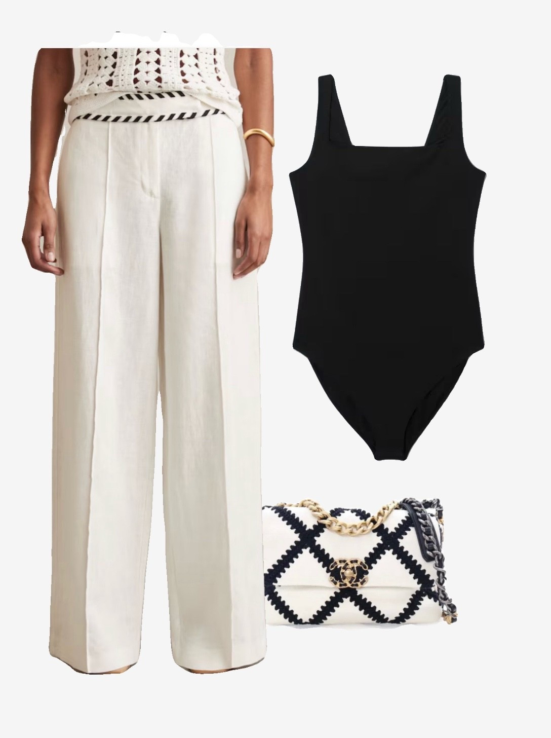 As seen on Ella 🥰 

#monochrome #channel #reiss #straighttrousers #bodysuit 