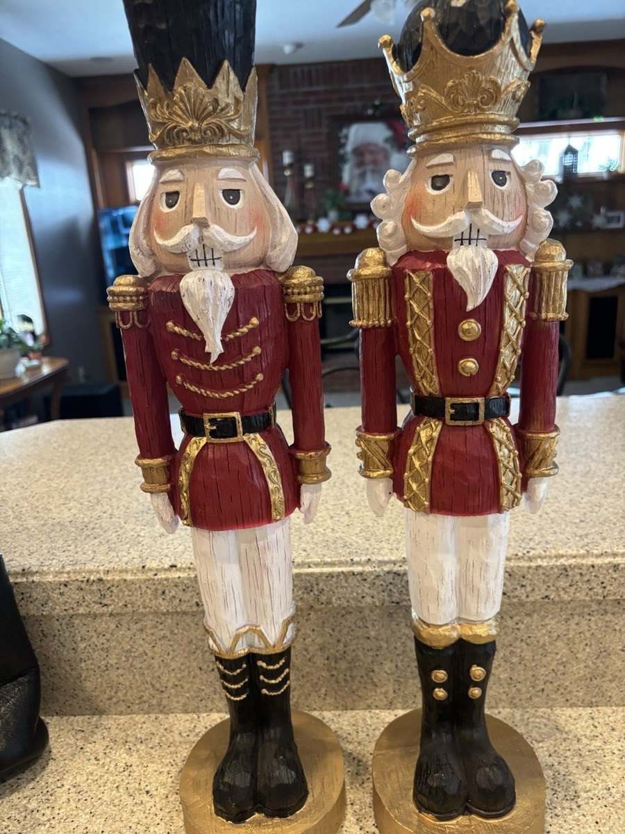 Nutcracker 2025 CVS 20" Lot Of 2 Red, Black Soldier/King NEW | eBay US