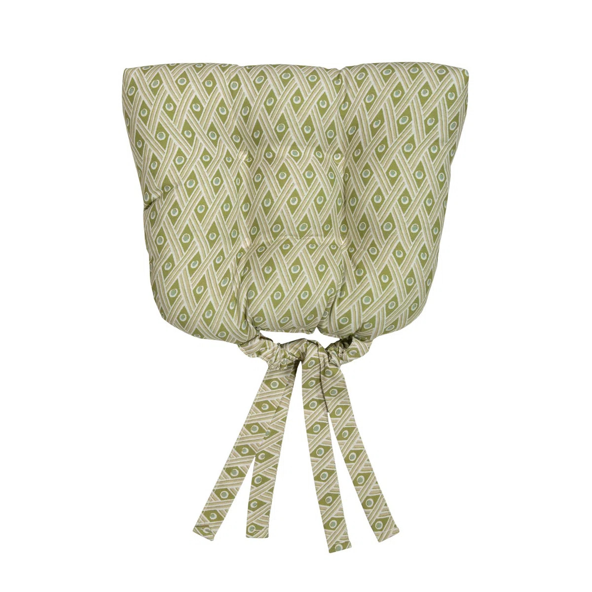 Zen Green Diamond Indoor Dining Seat Cushion (Set of 4) | Wayfair North America