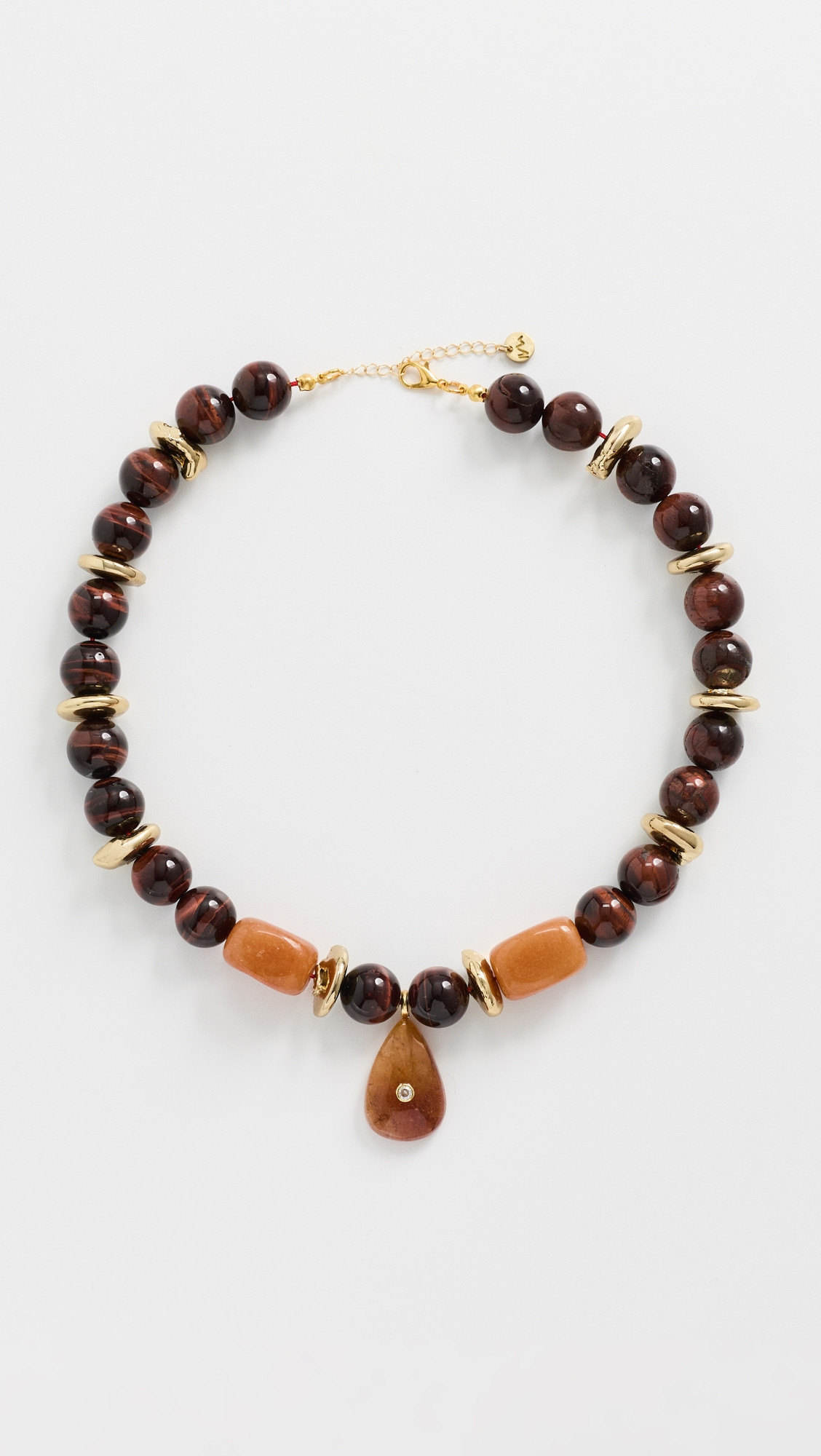 Maison Irem Amber Glow Necklace Brown One Size | Shopbop