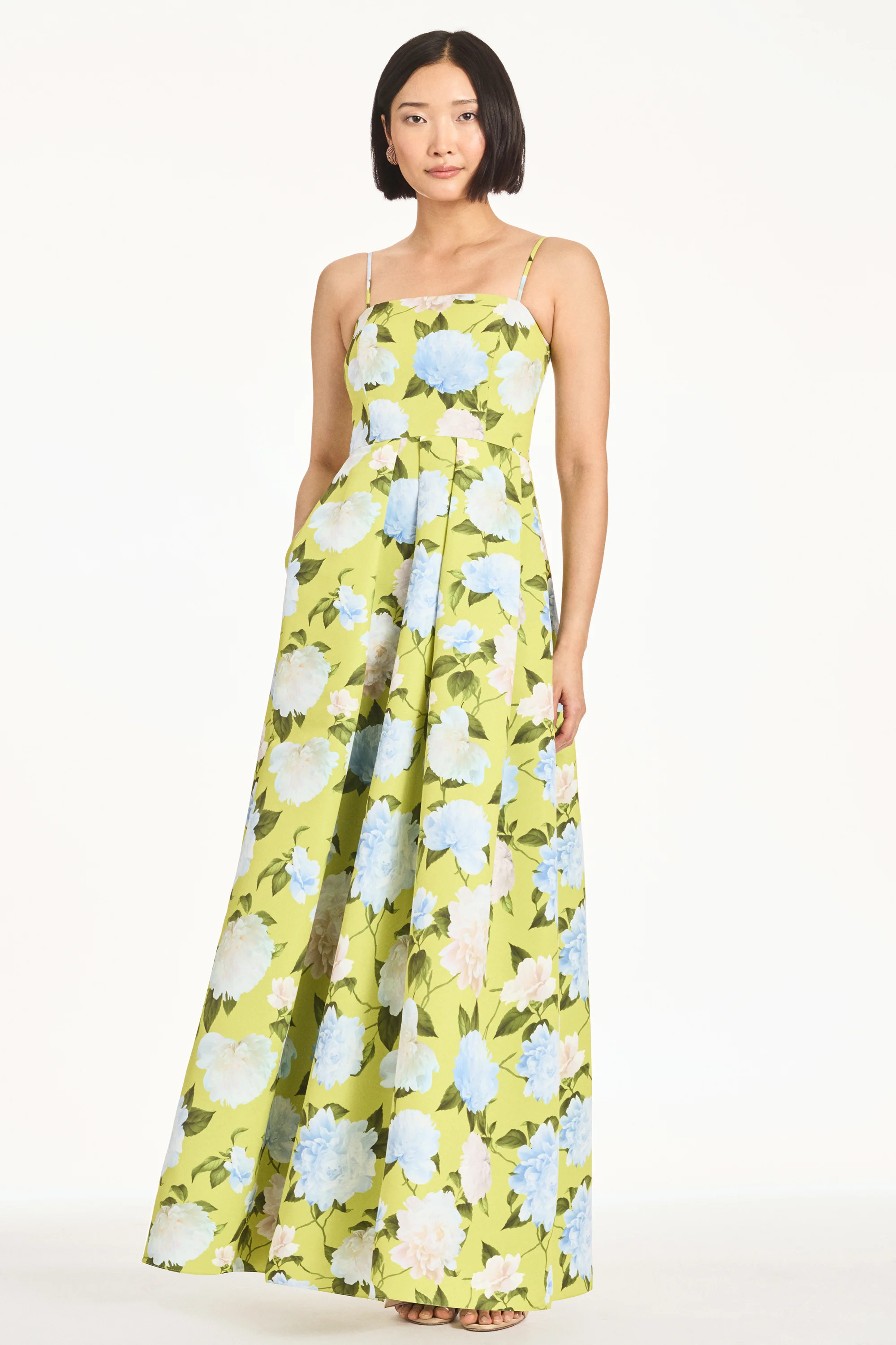 BEAU GOWN - CITRINE PEONIES | Sachin and Babi