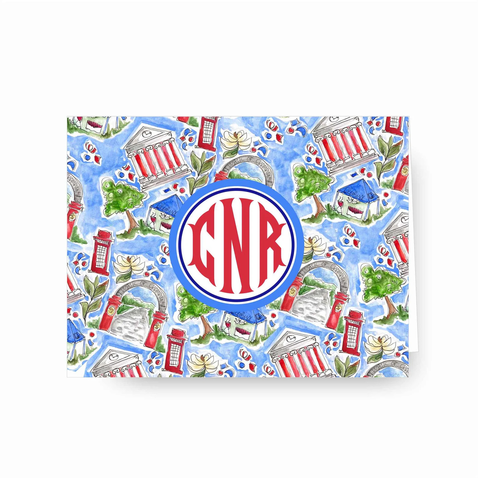 Personalized University of Mississippi "ole Miss" Stationery – Monogram Thank You Cards, Notepa... | Etsy (US)